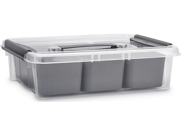 Plast Team oppbevaringssett Pro Box 2785 (8l + 6 innsatser 6066) Plast Team