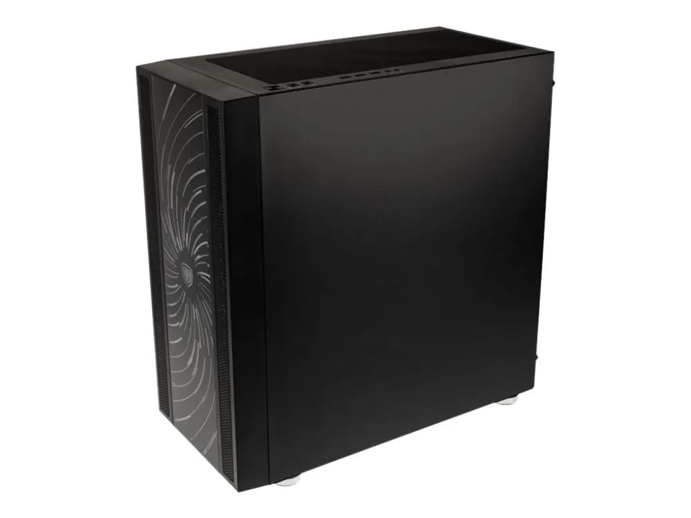 Kolink Unity Adapt - Mid tower - utvidet ATX (E-ATX) - sidepanel med vindu (herdet glass) - ingen strømforsyning (ATX) - svart - USB/lyd