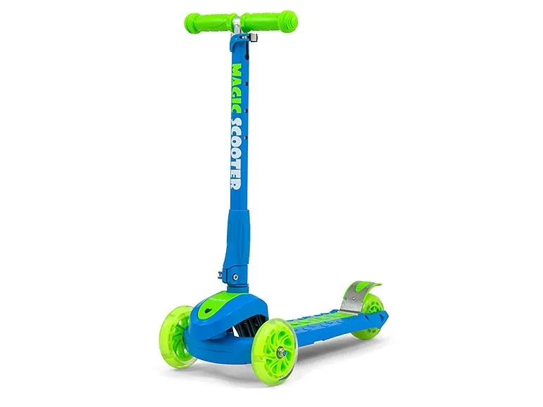 Barnescooter Milly Mally Magic, blågrønn farge