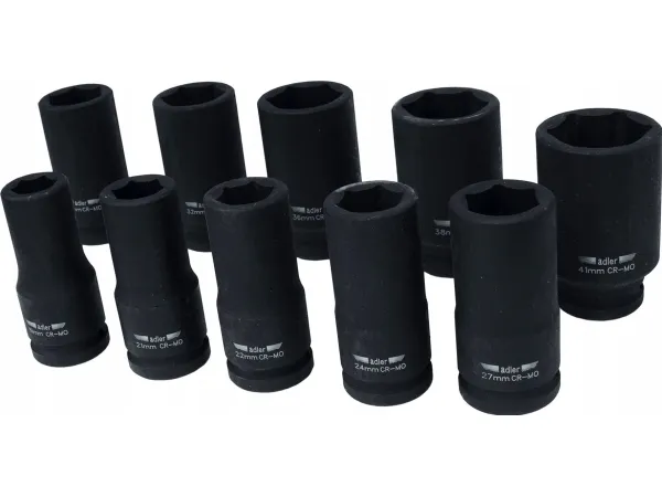 Slagnøkkel Adler slagtoppsats 3/4 19 mm lang