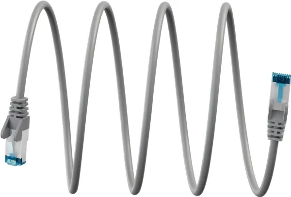 CAT 6A patchkabel S/FTP (PiMF) grå 20 m
