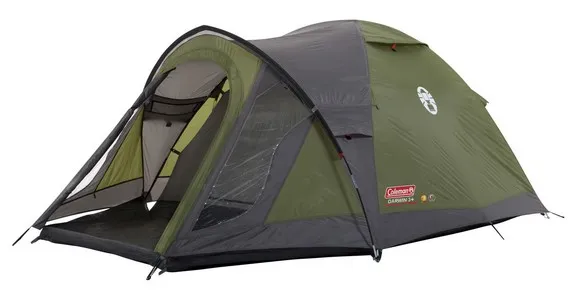Coleman Darwin 3+, Backpacking, Hard ramme, Dome/ Kuletelt, 3 person(er), 4,9 kg, Grå, Khaki