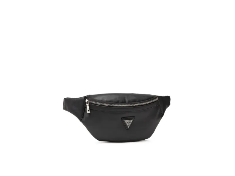 Guess Certosa fanny pack i kunstlær/tekstil hmcrts p1330 svart 28 x 14 x 8 cm