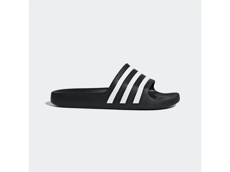 Adidas Adilette Aqua Slides, Unisex, Voksen, Svart, Hvit, Mønster