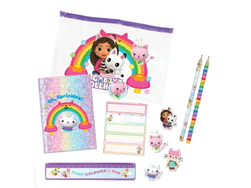 Gabby's Dollhouse Pencil Case Set
