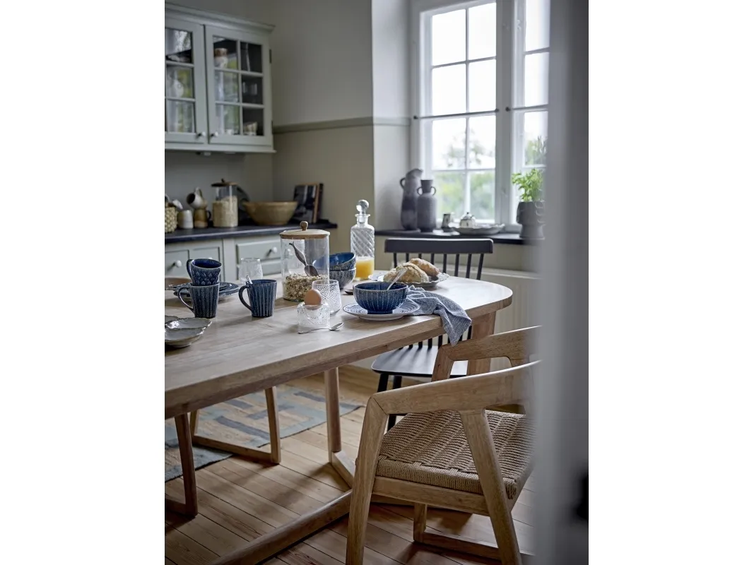 Bloomingville CREATIVE COLLECTION Serrone spisebord, natur, gummitre