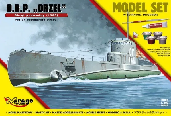Mirage Modele Mirage ORP „Orzeł“ [lenkų povandeninis laivas 1939 m.