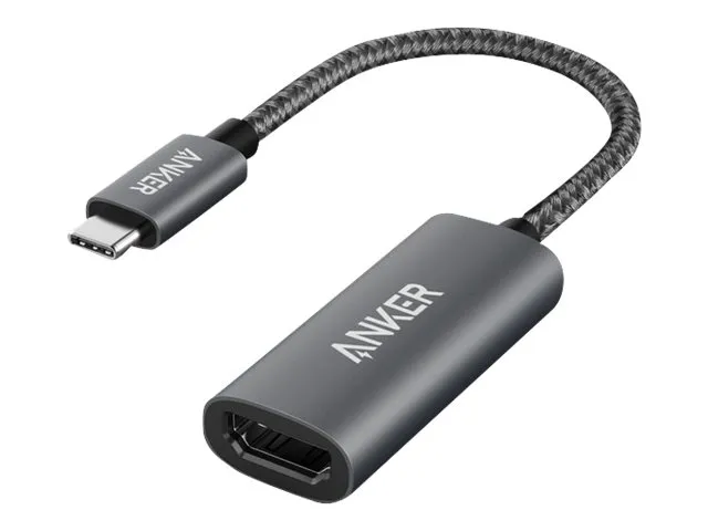 Anker PowerExpand + - Video adapter - USB-C hann til HDMI hunn - 15.2 cm - svart - 4K-støtte