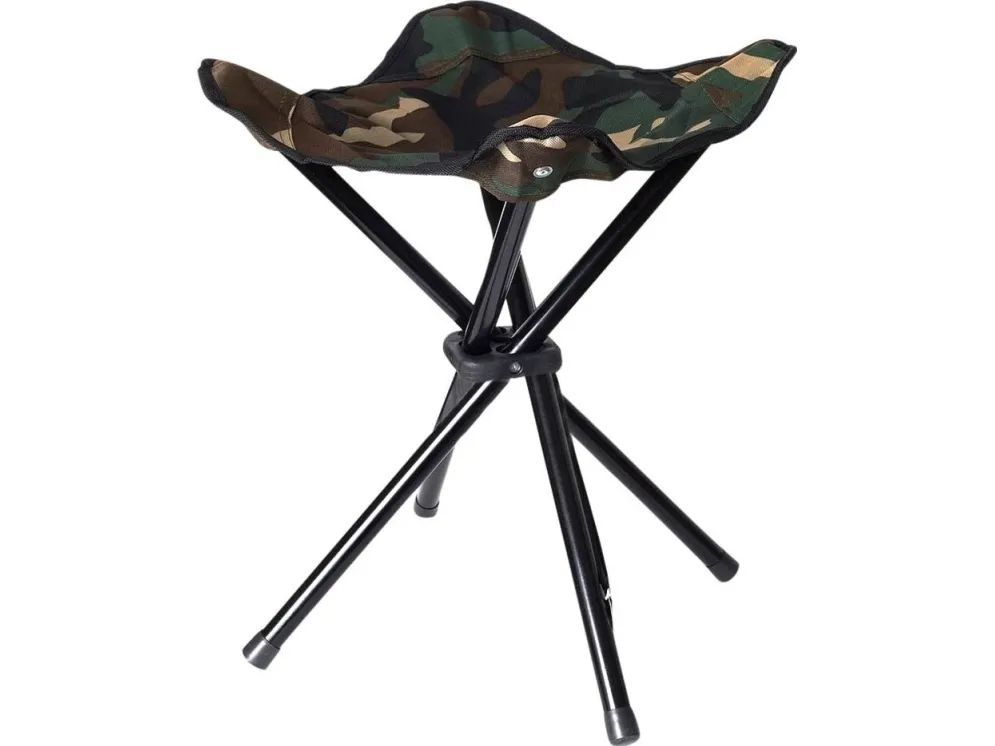 Stealth Gear sammenleggbar stol 4 ben, sort/sølv SGCS4L