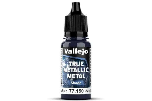 Vallejo 77.150 True Metallic Metal - Ultramarine Blue (18 ml)