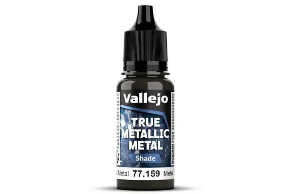 Vallejo 77.159 True Metallic Metal - Shade - Aged Metal 18 ml