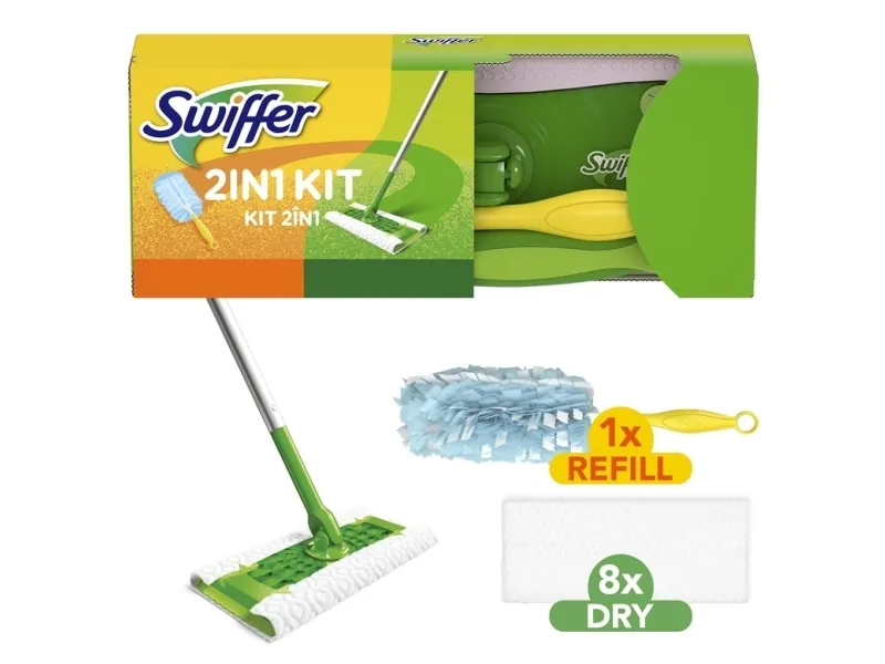 Swiffer 2-i-1 gulv- og støvsveip SWIFFER