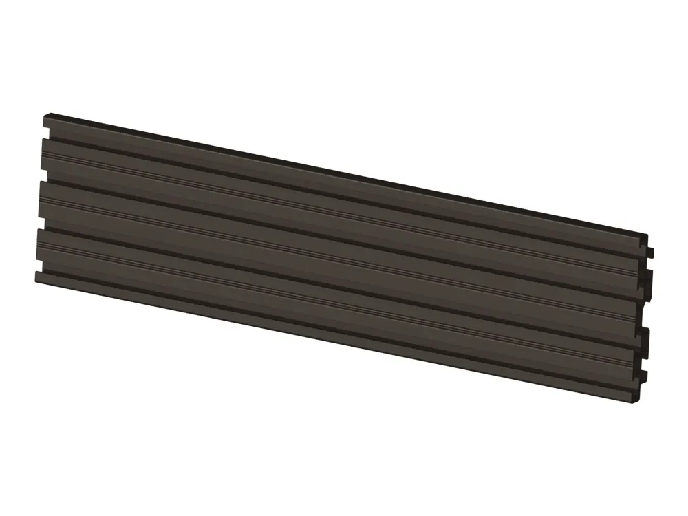 Multibrackets PRO Single AL rail - Monteringskomponent (monteringsskinne) - for videovegg - aluminium - svart