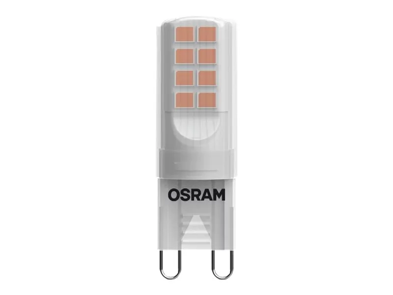 OSRAM - LED-lyspære - form: P15 - mattslipt finish - G9 - 2.6 W (ekvivalent 28 W) - klasse E - varmt hvitt lys - 2700 K