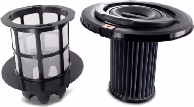 Vakuumfilterpatron - Svart ABS med flerlags filtrering, kompatibel med Bosch 00708278 708278