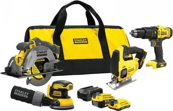 Stanley elektrisk verktøysett 4 deler (SFMCK412MDS-QW)