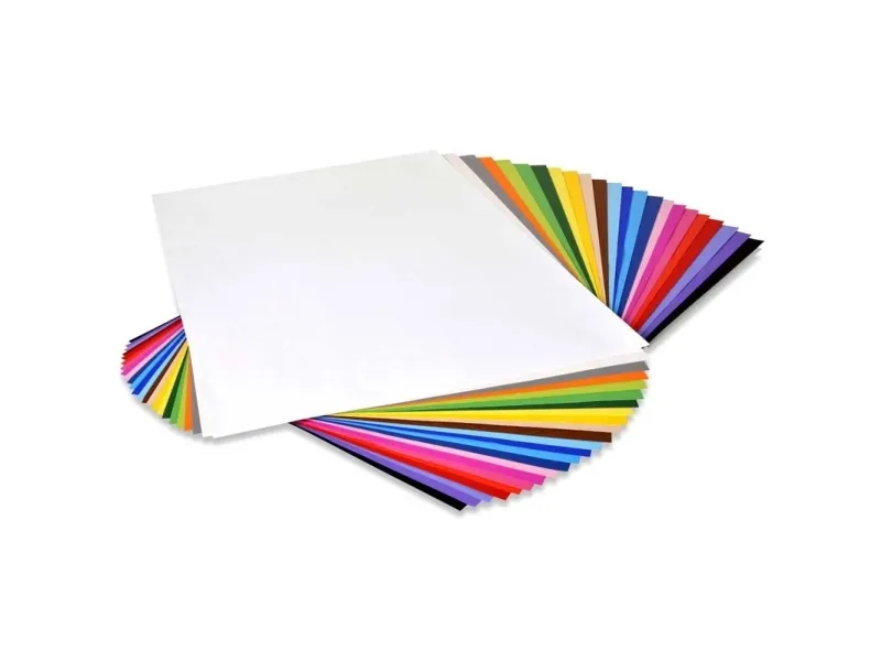 Folia Karton Play Cut, assorteret Ubestrøget, 180g/m2 420mm x 600mm, Smal bane pakke a 250 ark
