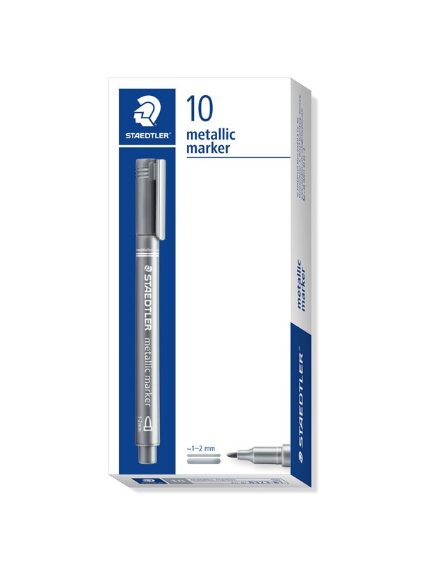 Staedtler Marker  metallic 10 pcs. silver