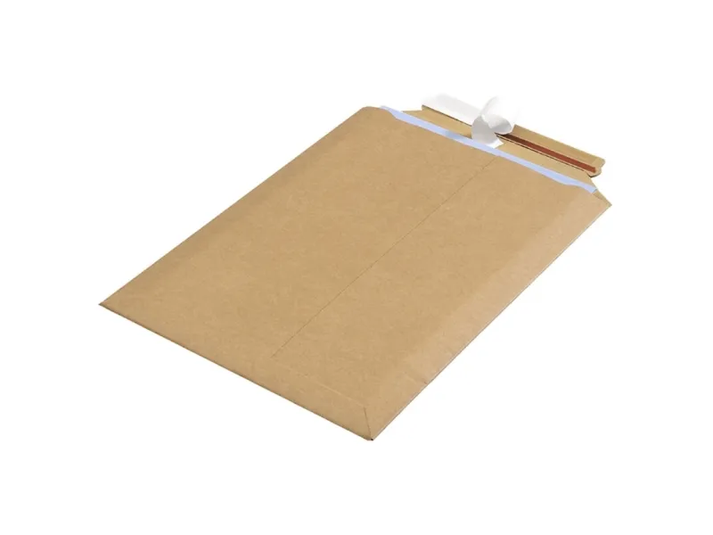 Bølgepap kuvert, Suprawell, 290 x 410 mm Pose, trapezformet flap selvklæbende lukning, afrivnin, 1-l - (100 stk.)