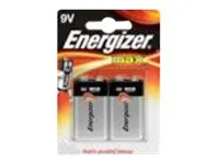Energizer Max - Batteri 2 x 6LR61 - Alkalisk