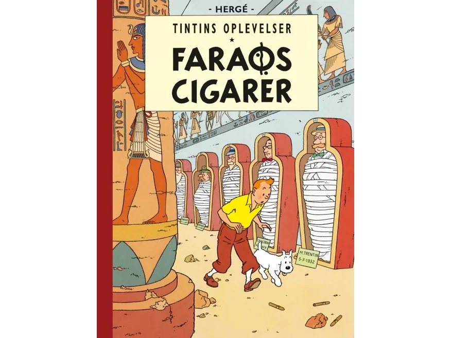 Tintin: Faraos sigar - retroudgave | Herge | Språk: Dansk