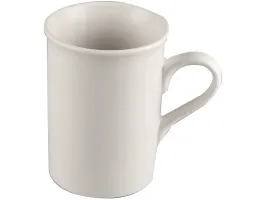 Krus, 10 cm, porcelæn, hvid