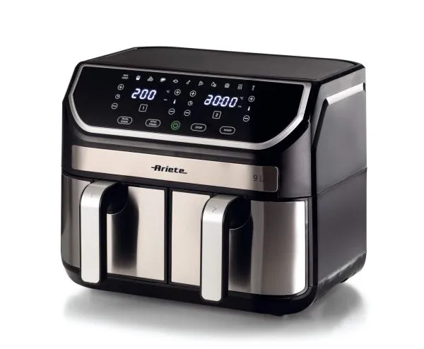 Ariete 4625/00, Varmluftsfrityr, 9 l, 3,6 kg, 35 °C, 200 °C, Dobbel