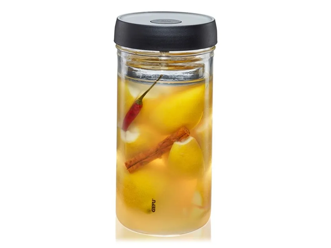 GEFU NATIVO, Grønnsaker, 1,5 l, Glass, Plast, Gjennomsiktig, 235 mm, 980 g
