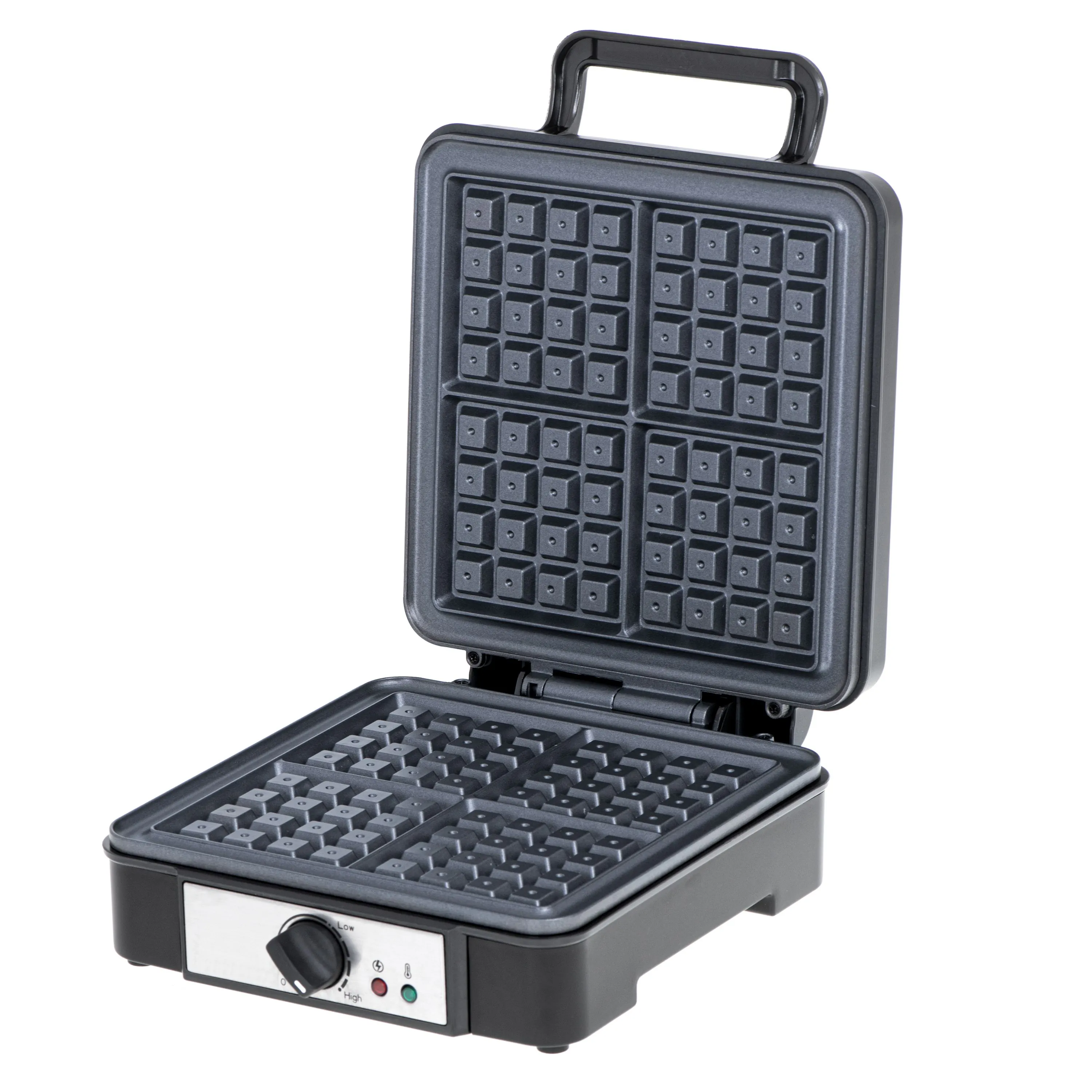 Adler AD 3049, 4 vafler, firkant, Sort, 1800 W, 245 mm, 315 mm