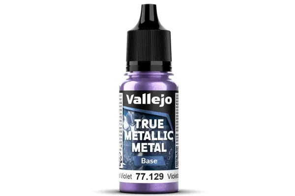Vallejo 77.129 True Metallic Metal Base - Celestial Violet (18 ml)