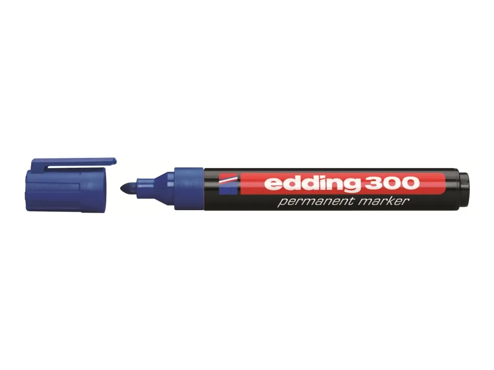 Marker Edding® 300 blå 1.5-3.0 mm (stk.)