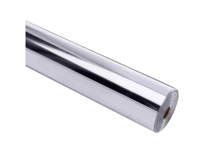 LOKLiK permanent klebende vinylfolie speilblank metallic - sølv - 30,5 x 180 cm (SG-JST-0417-US-L-B2B)