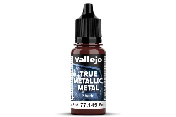 Vallejo 77.145 True Metallic Metal Shade Forged Red 18 ml
