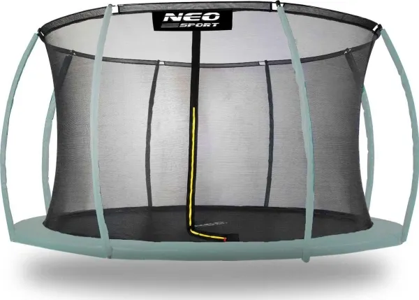 Neo-Sport trampolins indre beskyttelsesnett 427-435 cm til trampoliner, 8 stolper nett, erstatningsnett