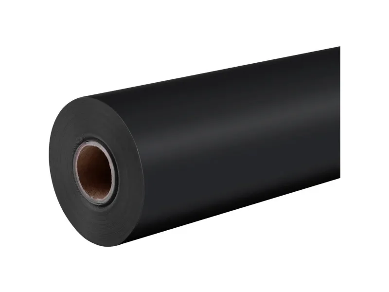 LOKLiK Matless permanent klebevinyl - matt sort - 33 x 305 cm (KZ-ZNJ-0001-2USL)
