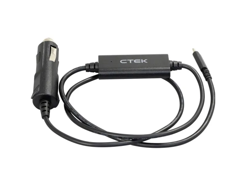 CTEK USB-C ladekabel 12V Cigartænderstik