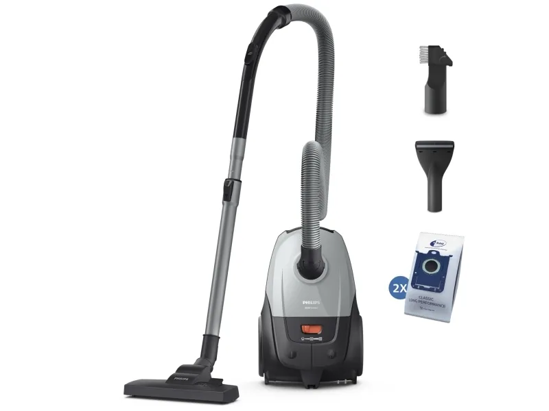 Philips XD2142/12, 850 W, Sylindervakuum, Tørr, Støv pose, 3 l, HEPA