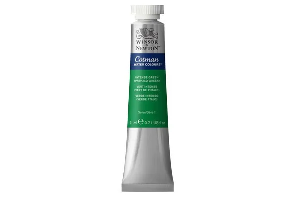 Cotman akvarellmaling 21 ml Intense Green 329