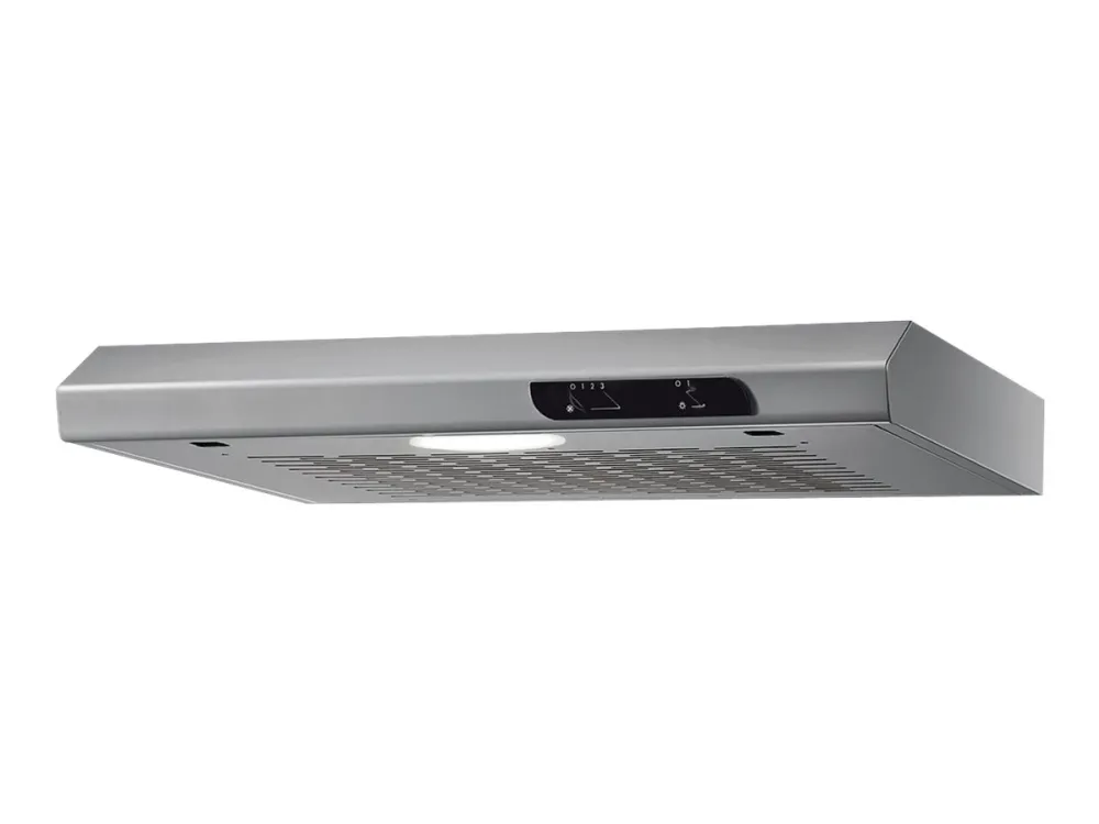 respekta Economy DH 640 IXL - Panser - standard - bredde: 60 cm - dybde: 47 cm - ekstraksjon og resirkulasjon (med ekstra resirkulasjonssett) - inox