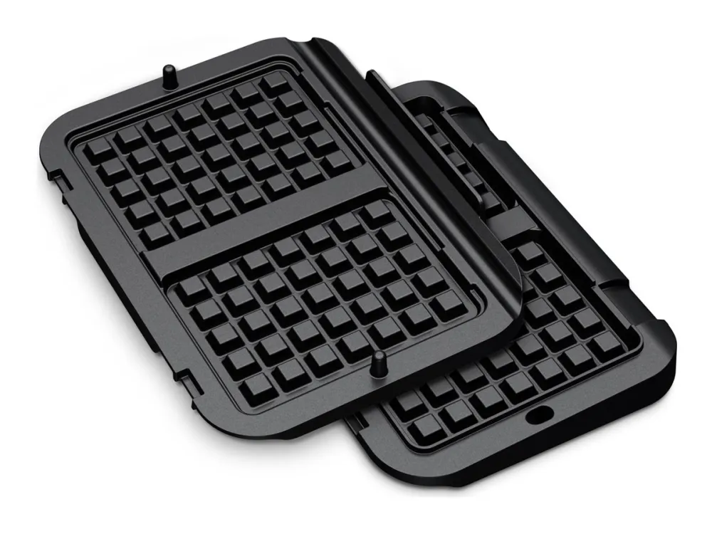 Tefal XA730810 - Vaffelplatesett - for grill - svart