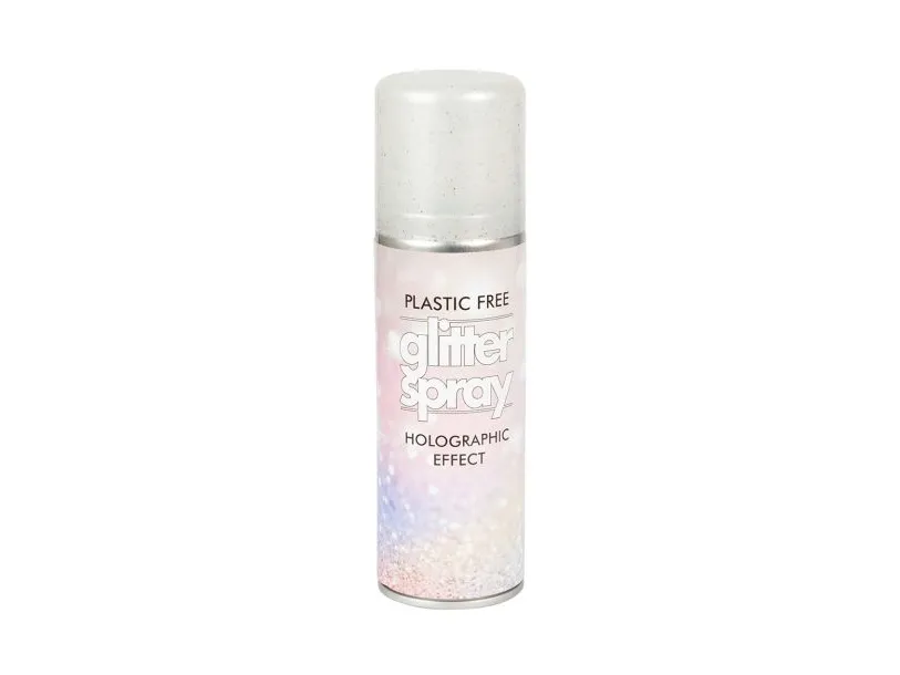 Holografisk hårspray med glitter