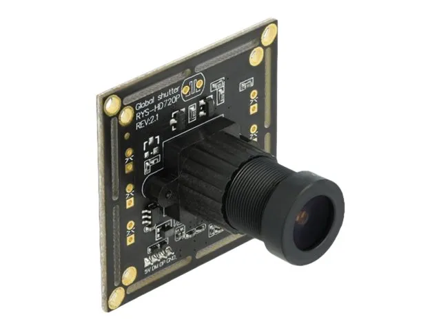 Delock USB 2.0 Camera Module with Global Shutter black / white 0.92 mega pixel 32° fix focus - USB 2.0 camera module 0.92Mp