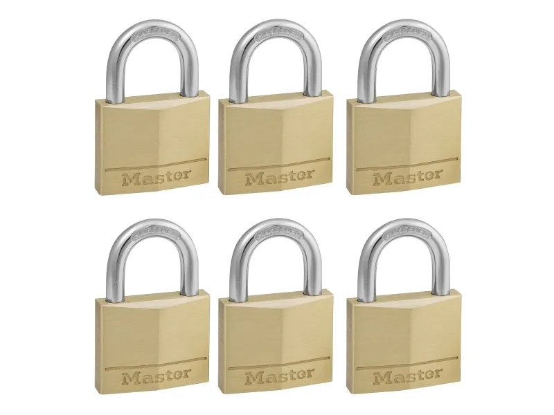 MASTER LOCK 140EURSIX, Tradisjonell, Nøkkellås, Bruk bare én nøkkel, Port, Gull, Messing
