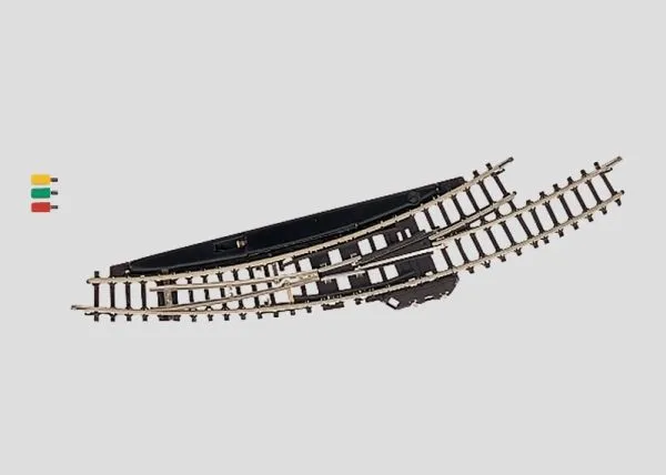 Märklin Electric Left Curved Turnout, 15 år, Svart, Gult