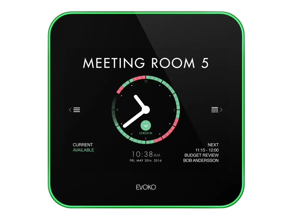 Evoko Liso - Room manager - trådløs, kablet - 802.11a/b/g/n, NFC - Gigabit Ethernet