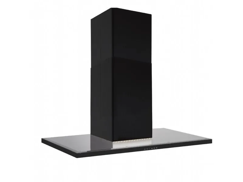 SILVERLINE Nordic Dark SL 3122-60 SR - Panser - skorsteinsflat - bredde: 59.8 cm - dybde: 50 cm - ekstraksjon og resirkulasjon (-) - svart