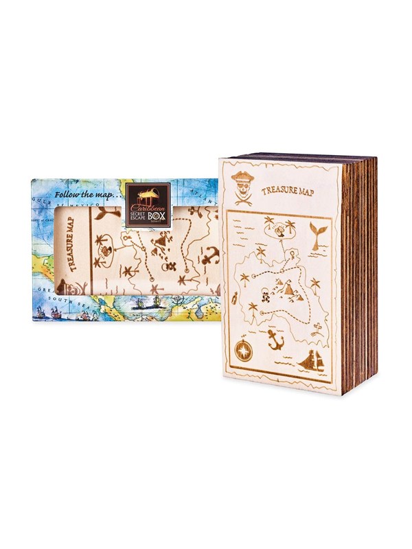 Eureka Brain Puzzle Wooden Escape Box - Caribbean Blokk