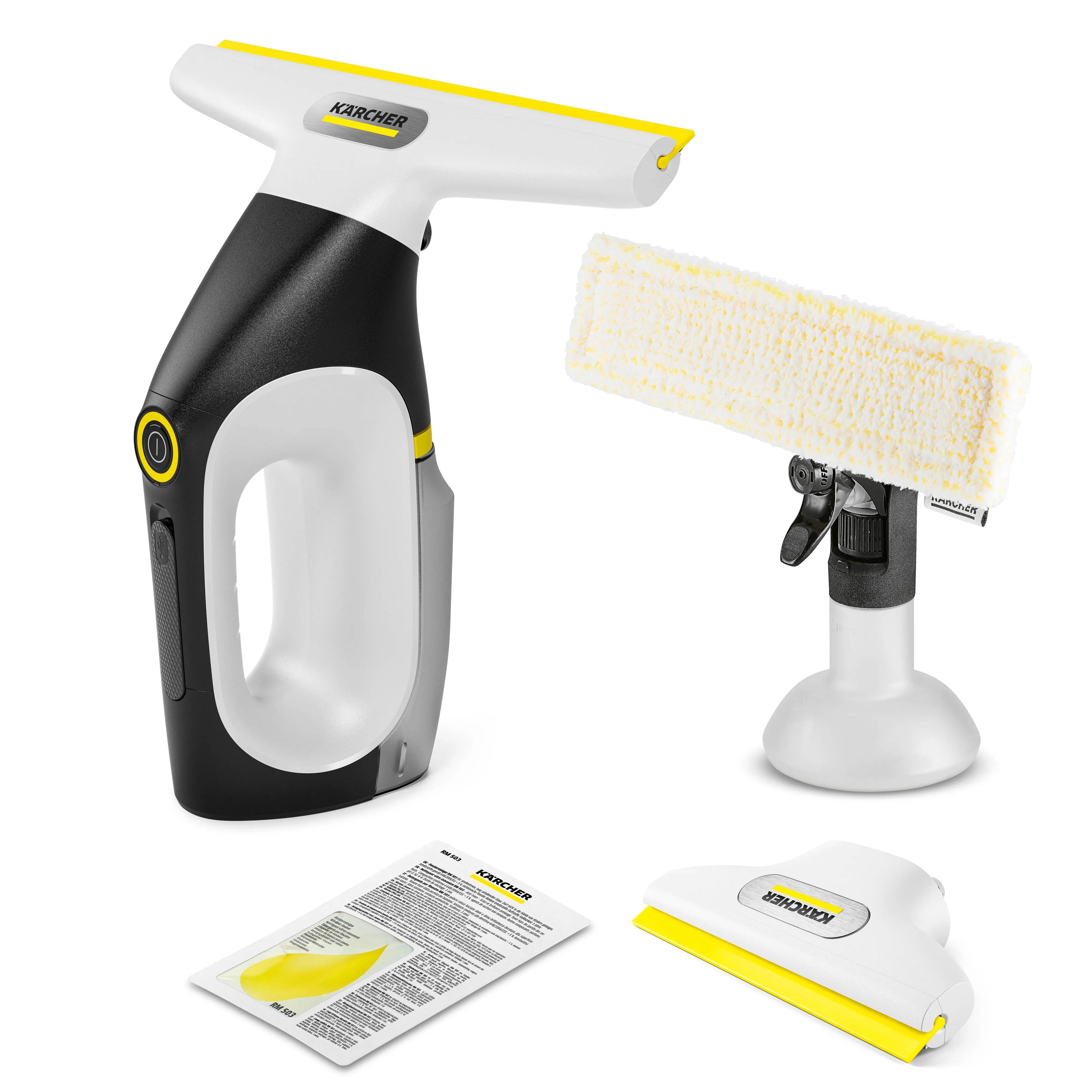 Kärcher WV 3 Comfort Precision, Hvit, Svart, IPX4, 0,2 l, 28 cm, 49 dB, 105 m²
