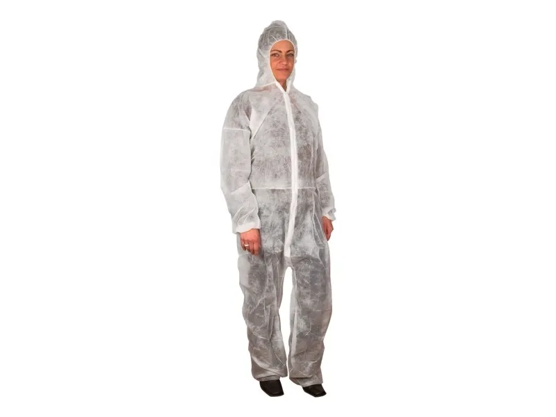 Engangsdragt, ABENA Classic, S/M, 170x60cm, 25 gsm, hvid, PP, usteril - (50 stk.)