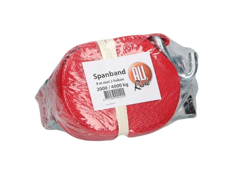 Allride Spænderem, heavy duty, 2 kroge, 9m, op til 2000